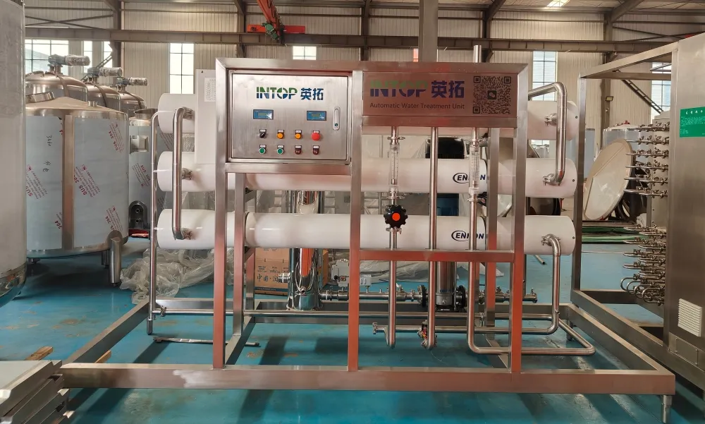 Hoe werkt een waterbehandelingssysteem in een drankenproductielijn?