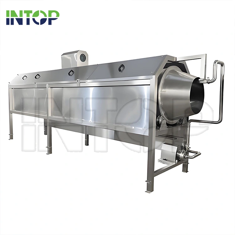 Wasmachine voor fruit- en groentetrommels