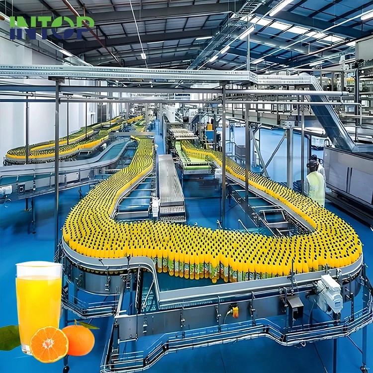 Productielijn voor sinaasappelsap
